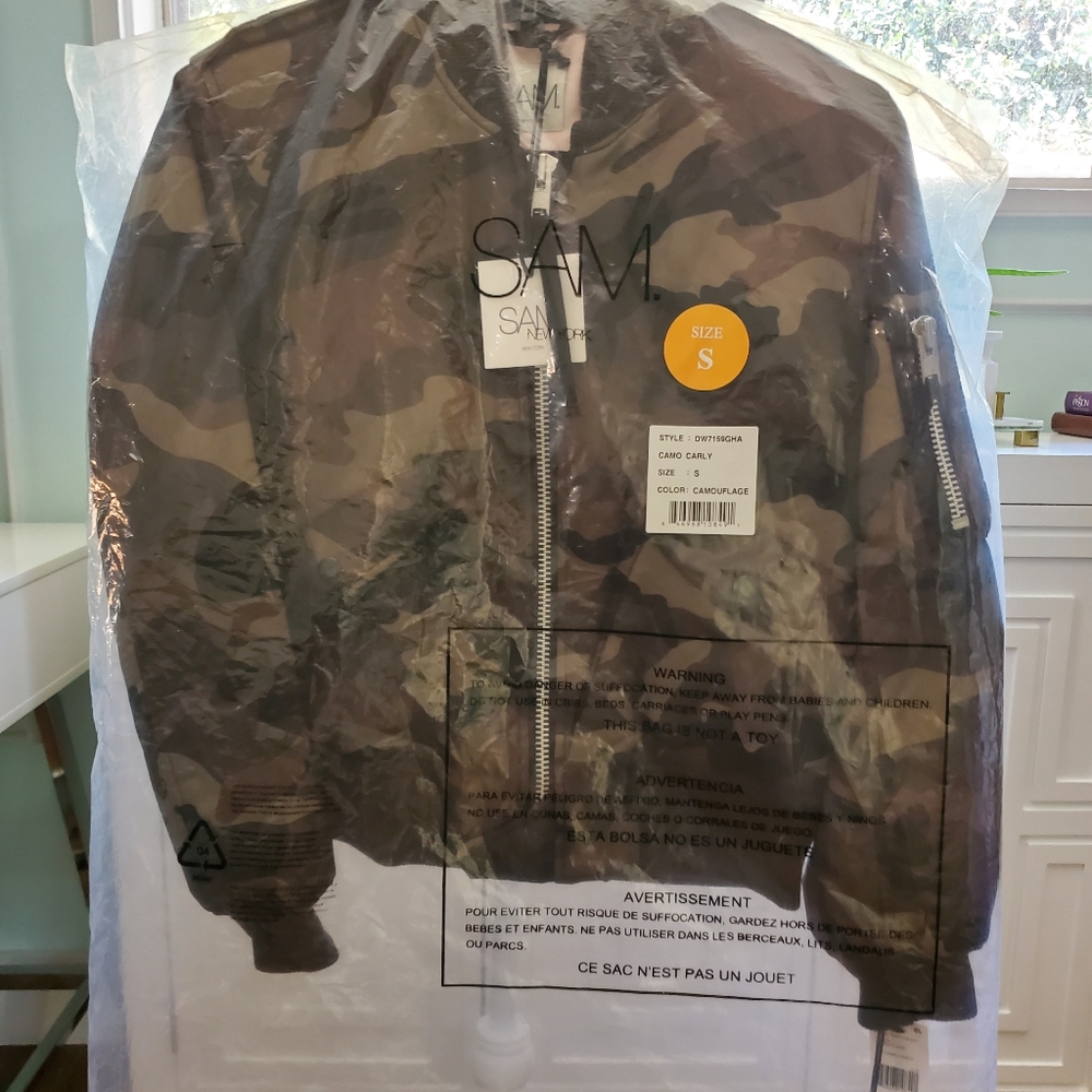 SAM. CAMO BOMBER JACKET - Picture 7 of 8